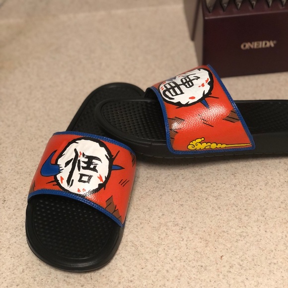 dragon ball z nike slides